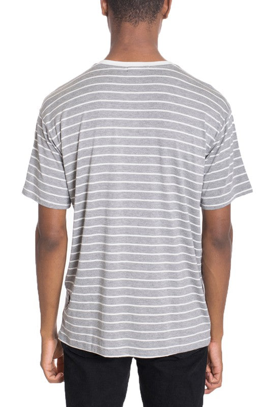 Weiv Short Sleeve Striped T Shirt