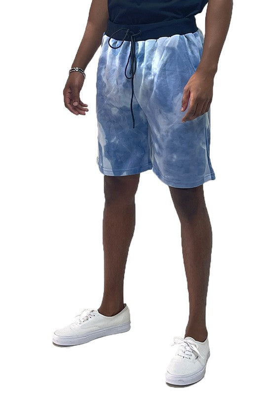 Weiv Mens Tye Dye Sweat Shorts