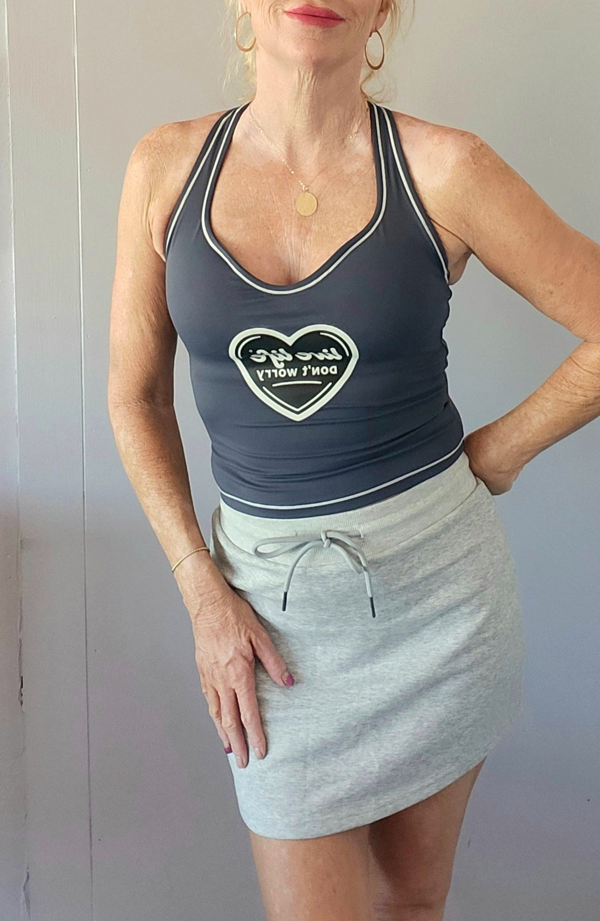 Live life Don't Worry Yoga Top